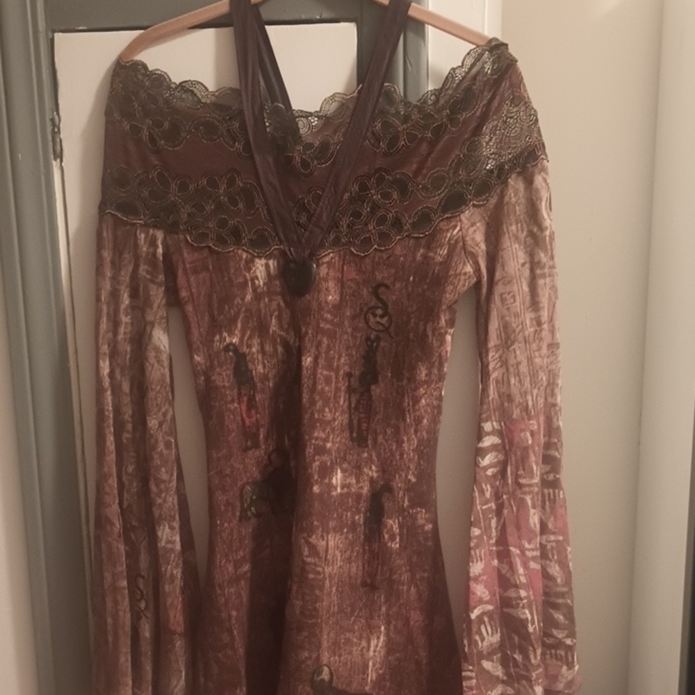 Save the Queen Bohemian Off-Shoulder Dress